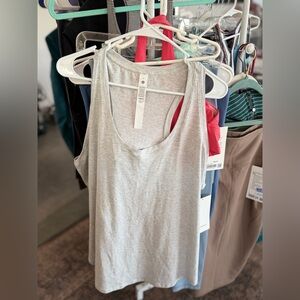 lululemon athletica Light Gray Tank Top